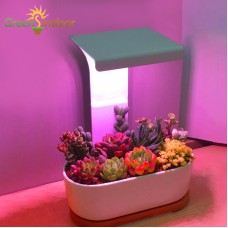  Desktop USB Full Spectrum LED Grow Light with Timer For Flowers, Cactus or desk plants